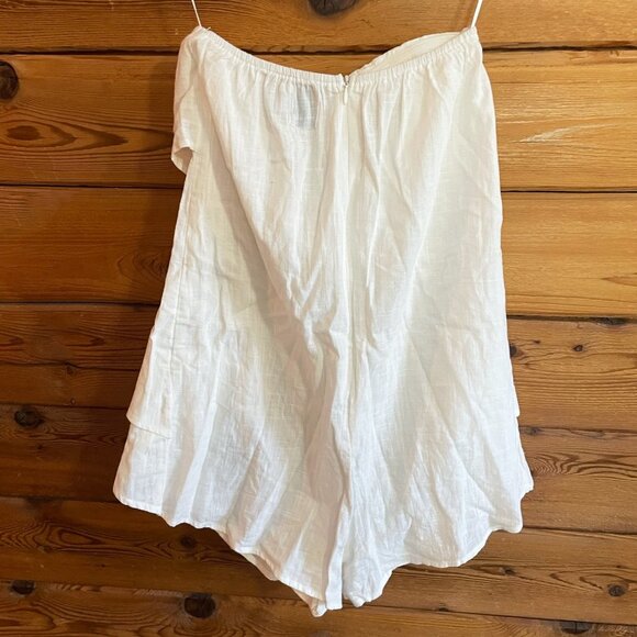Princess Polly Brando White Playsuit Romper 4 - Picture 5 of 5